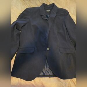 George Navy Notch Lapel Blazer